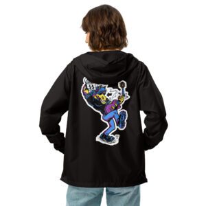 DTN lightweight zip up windbreaker